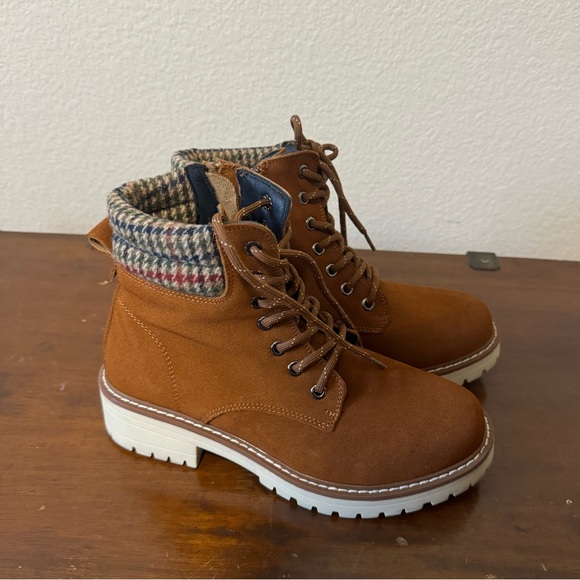 DeYashopin Womens 8 Hiking Boots Non-Slip Outdoor Casual Boot - Picture 2 of 6